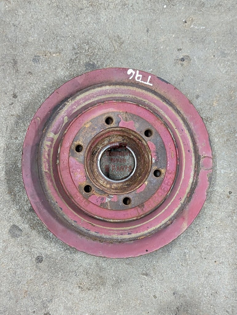 Crankshaft Damper Pulley Ih International 338952R91 Used Engine