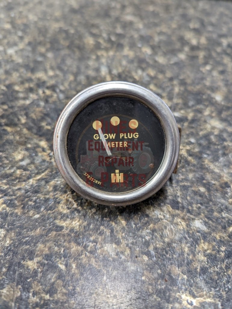 Glow Plug Meter Gauge IH International 378352R91 USED