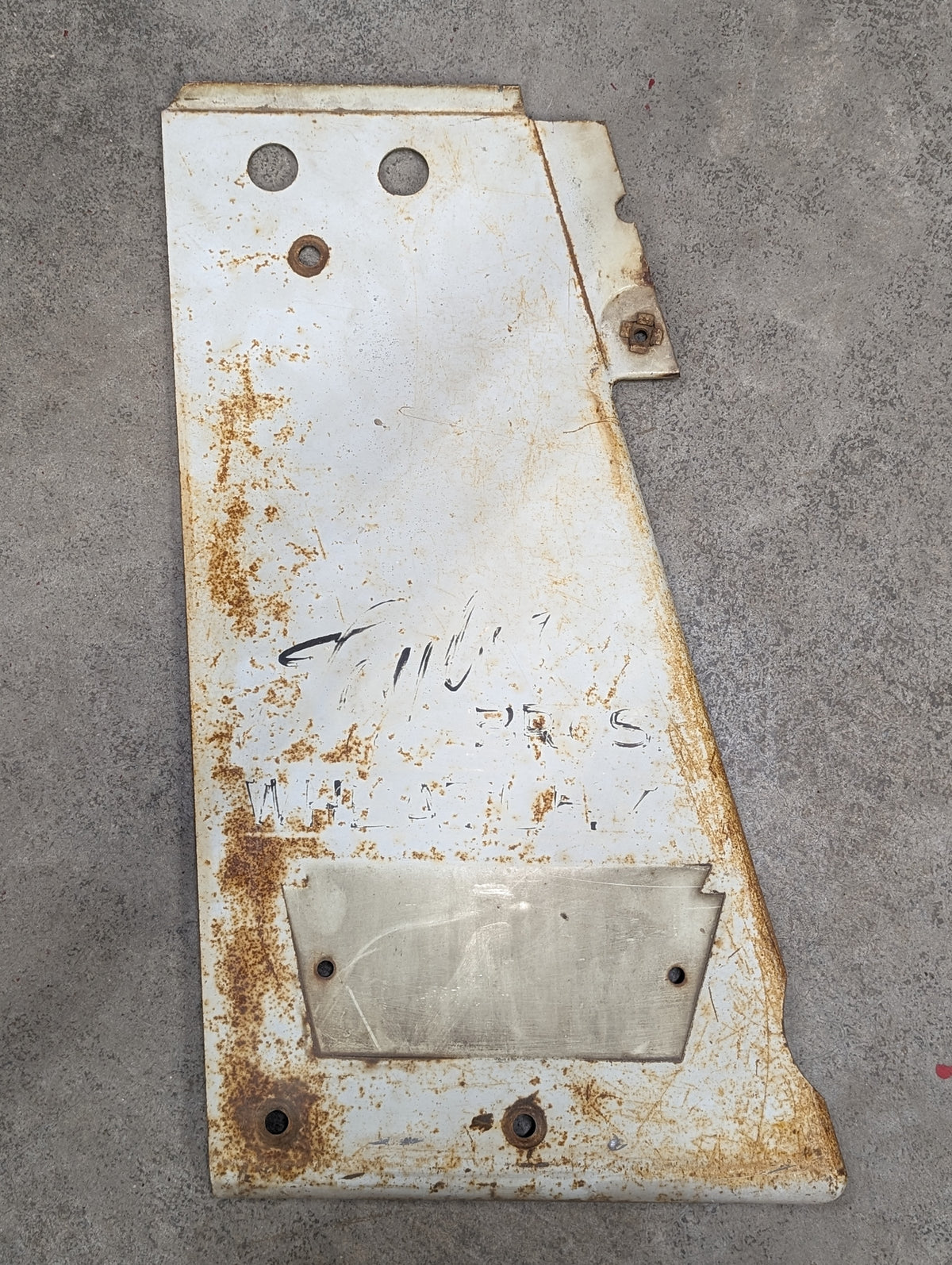 Left Radiator Side Panel IH International 378664R11 USED