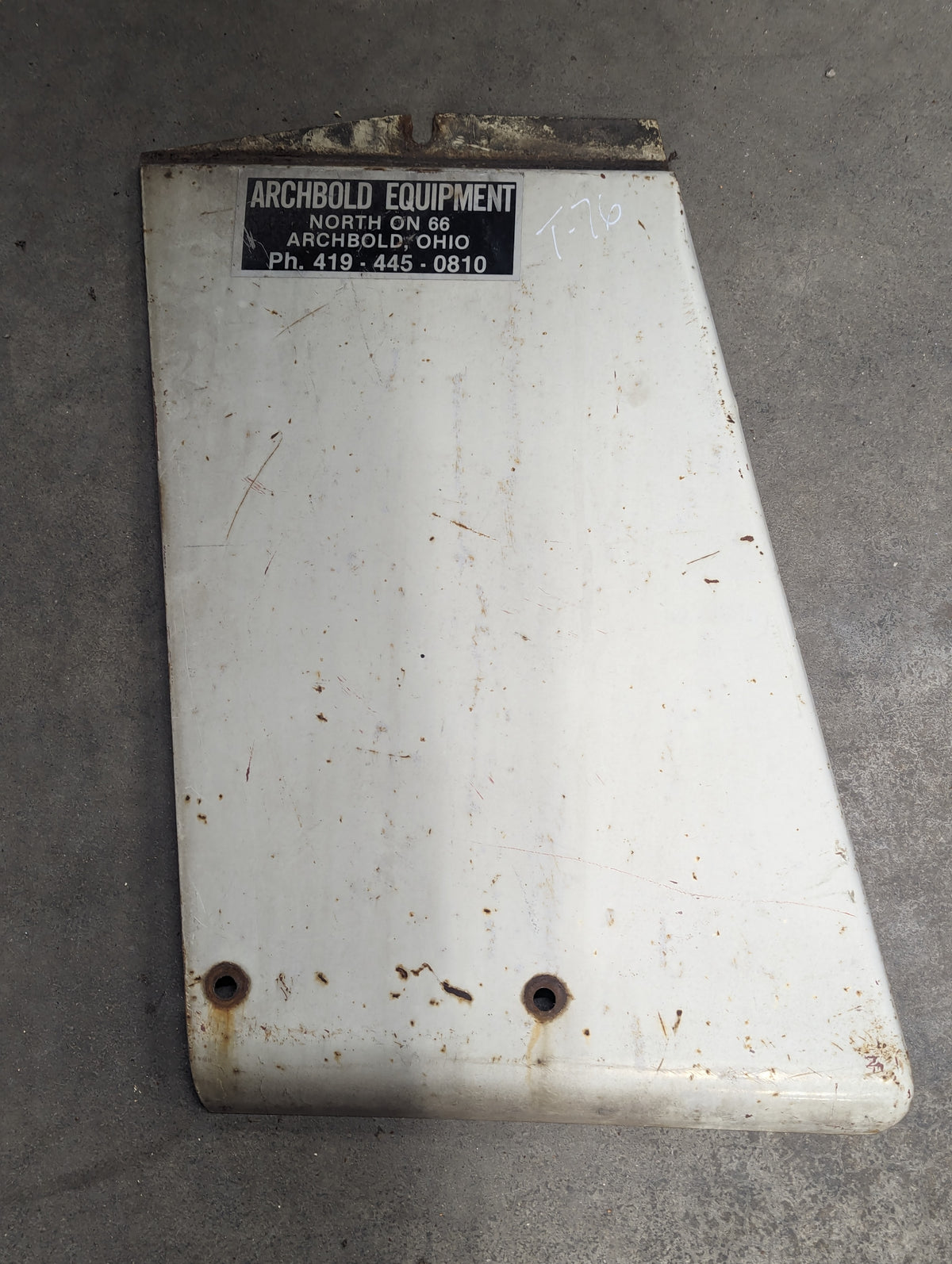 Left Radiator Side Panel IH International 531063R3 USED