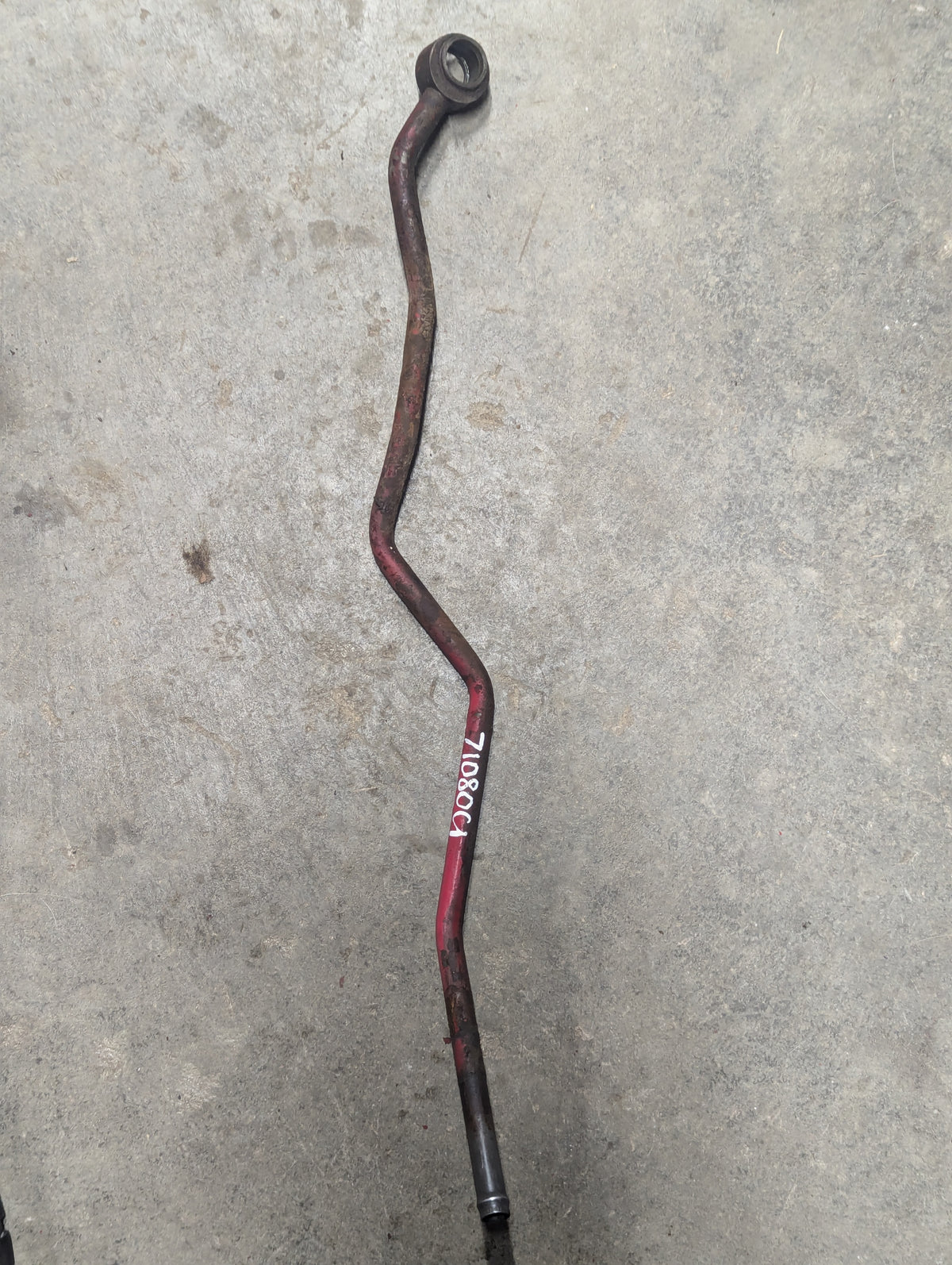 Rear Oil Cooler Outlet Line IH International 71080C1 USED