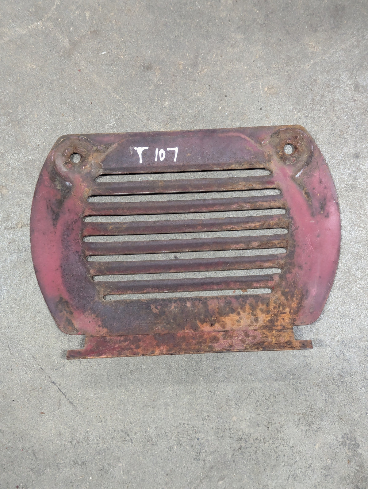 Front Hood Access Cover IH International 378627R1 USED