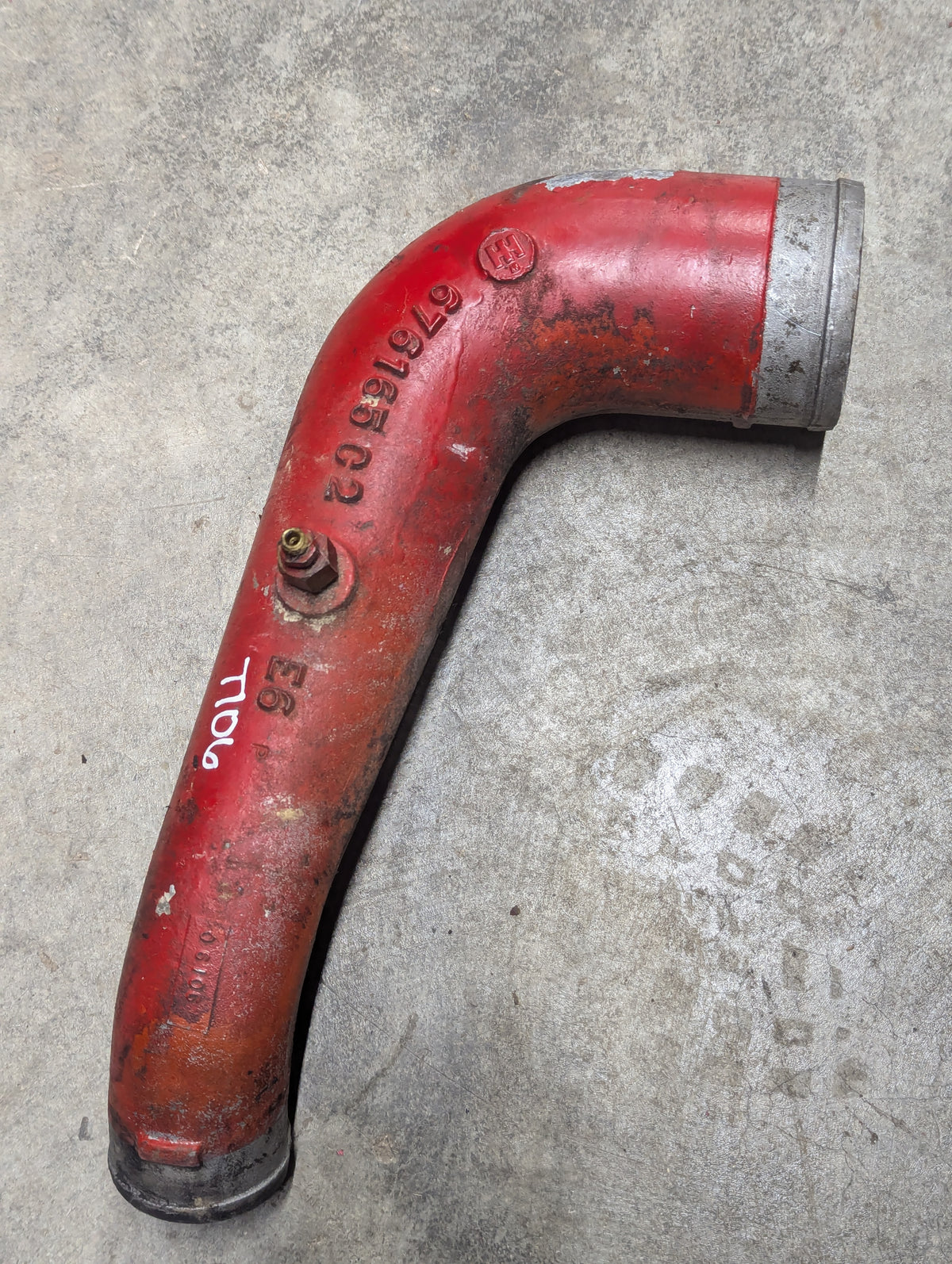 Turbo Air Outlet Pipe IH International 676165C2 USED