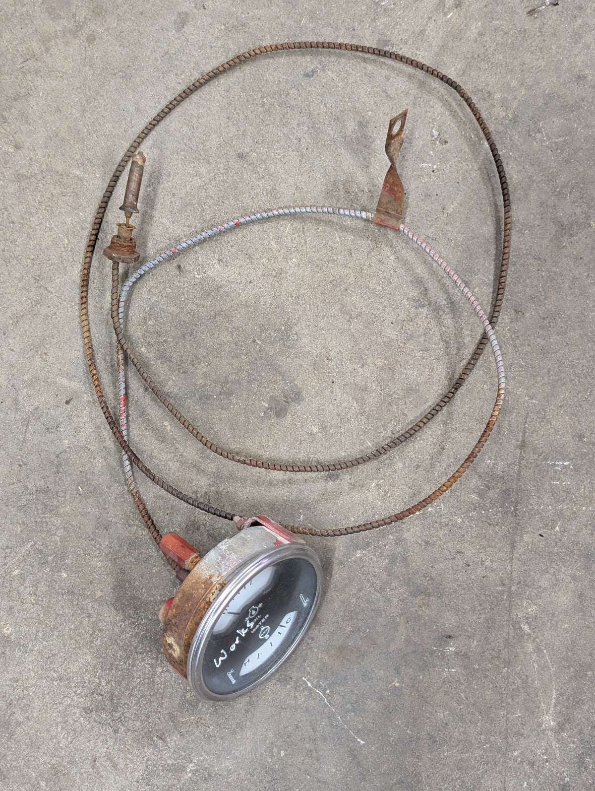 Oil &amp; Temperature Gauge IH International 534057R2 USED