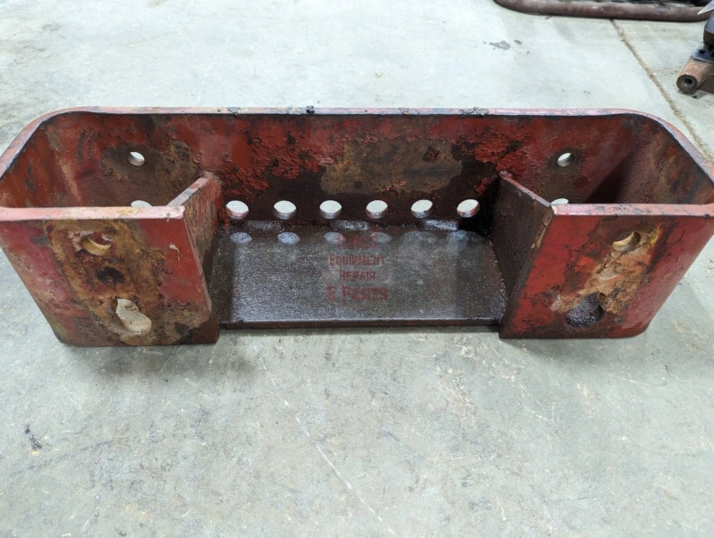 10 Hole Front Weight Bracket IH International 383389R11 USED - Hines Equipment Repair &amp; Parts