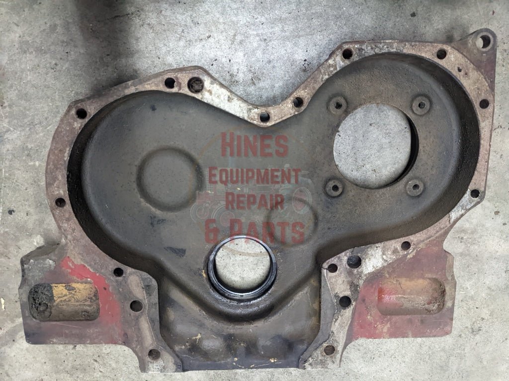 Crankcase Front Cover IH International 349040R1 349040R2 USED - Hines Equipment Repair &amp; Parts