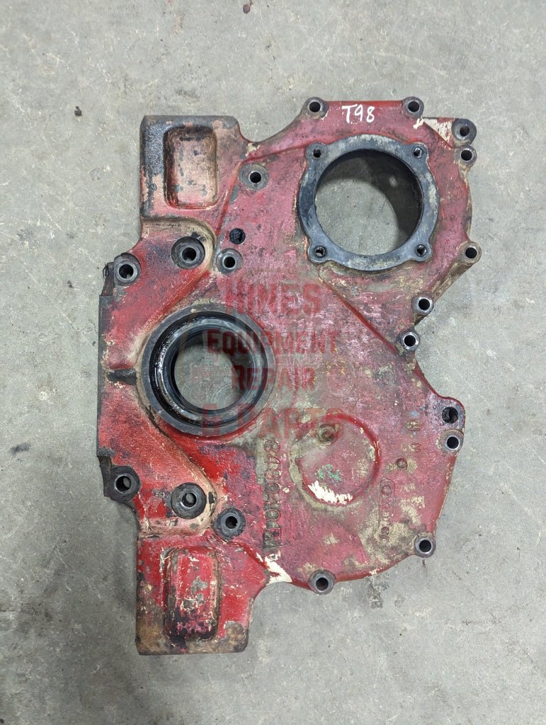 Crankcase Front Cover IH International 349040R1 349040R2 USED - Hines Equipment Repair &amp; Parts