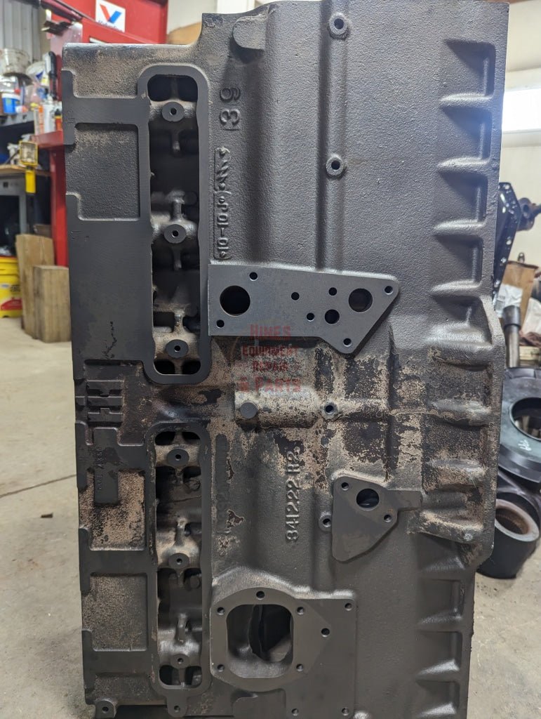 D-361 Engine Block IH International 341222R2 601099C93 USED - Hines Equipment Repair &amp; Parts