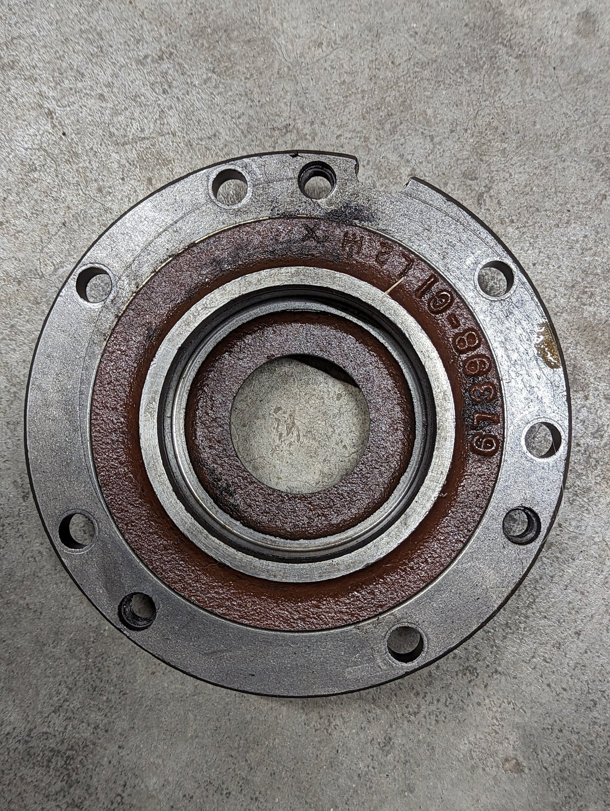 Left Differential Bearing Retainer IH International 67398C1 USED - Hines Equipment Repair &amp; Parts