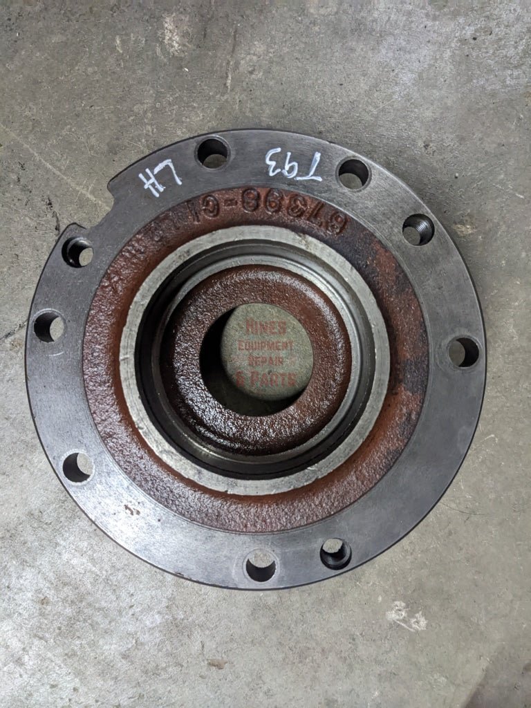 Left Differential Bearing Retainer IH International 67398C1 USED - Hines Equipment Repair &amp; Parts