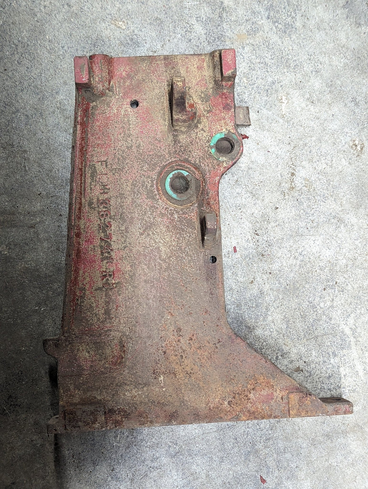 Left Gear Selector Support IH International 382741R1 USED - Hines Equipment Repair &amp; Parts