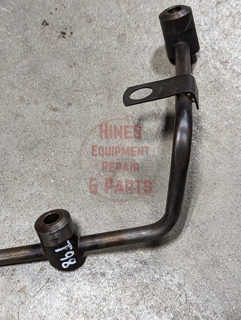 Range Pressure Lube Tube IH International 380162R91 USED - Hines Equipment Repair &amp; Parts